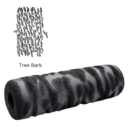 Tree Bark Foam Texture Roller Cover